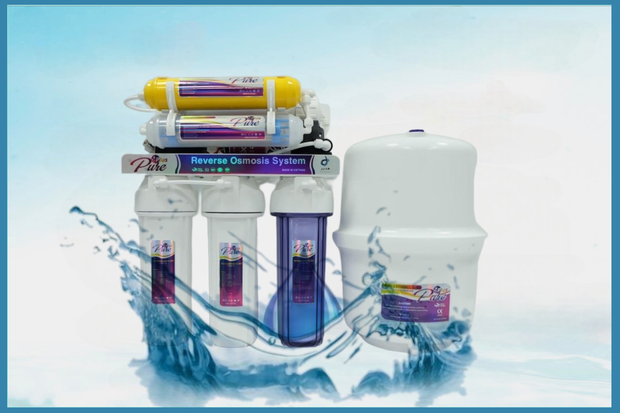 فلتر تحلية 7 مراحل من التطور فيتنامي من "Aqua Plus"تجاوز حدود النقاء، لماء ليس فقط طاهرًا، بل مُعاد هيكلته حيويًا، يقدم لك ترطيبًا لا مثيل له ويدعم رفاهيتك القصوى.