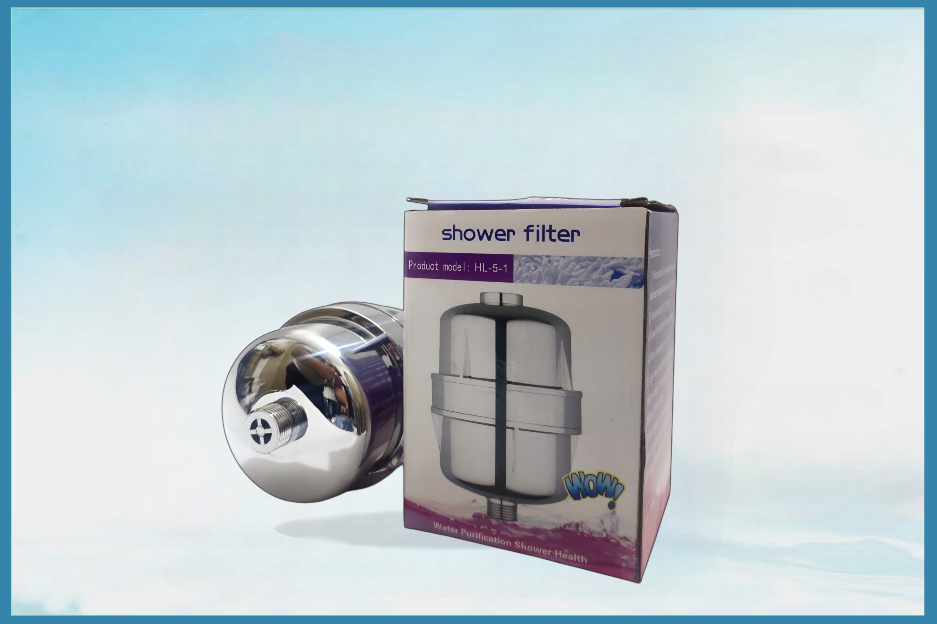 فلتر شاور للاستحمام الصحي والآمن للبشرة والشعر 'درع بشرتي' 